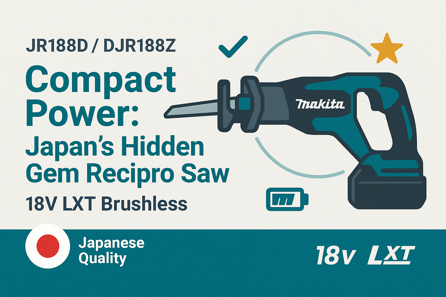 Makita JR188D Review: Japan