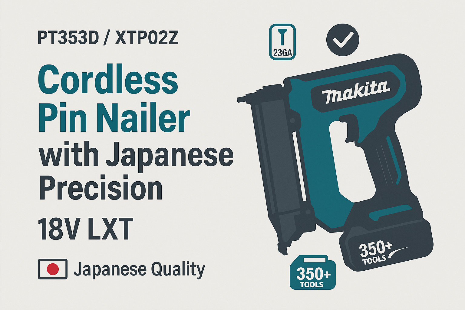 Makita PT353D Review: Japanese Cordless Pin Nailer That Pros Trust