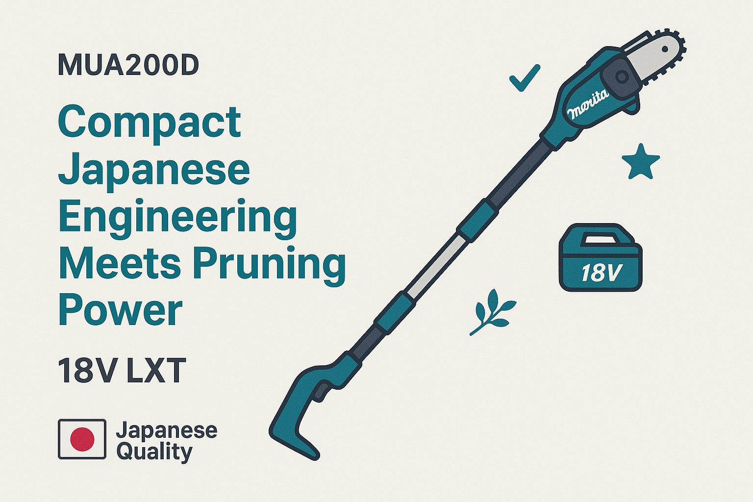 Makita MUA200D Review: The Compact Japanese Pole Saw That Redefines Portability
